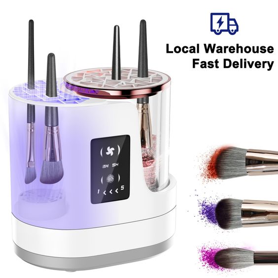 3 in 1 makeup brush cleaner